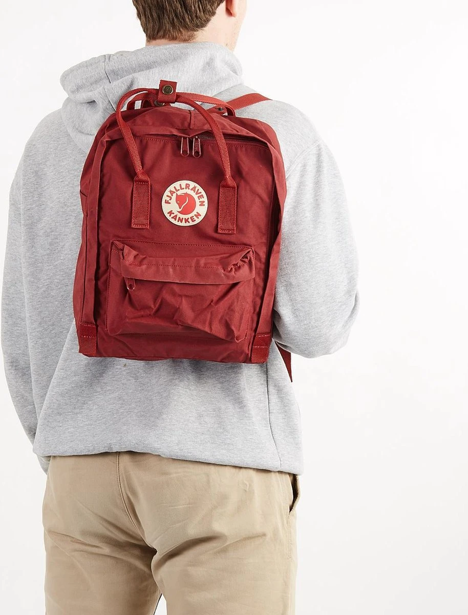 Fjallraven Fjällräven Kånken Unisex Rugzak - Ox Red 17 Fjallraven Fjällräven Kånken Unisex Rugzak - Ox Red - Afbeelding 15