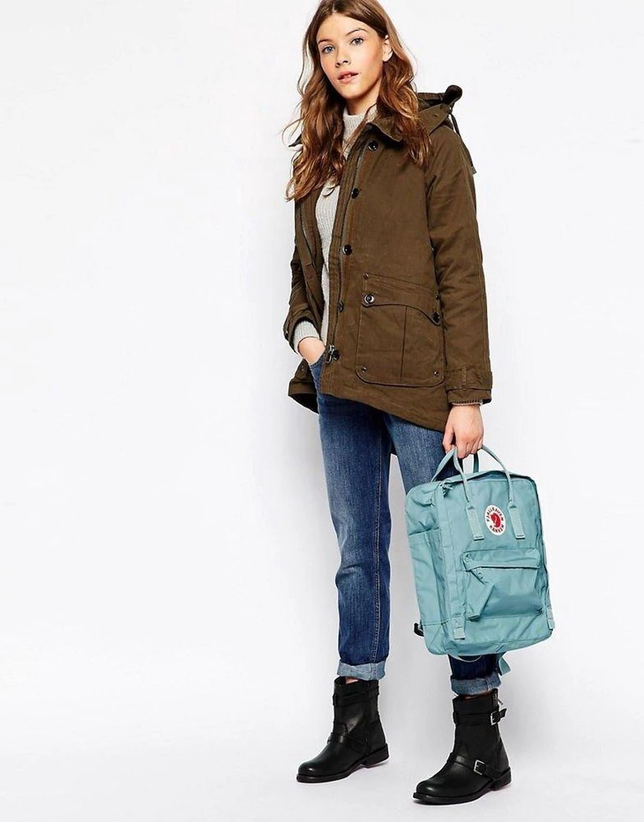 Fjallraven Fjällräven Kånken Unisex Rugzak - Sky Blue 12 Fjallraven Fjällräven Kånken Unisex Rugzak - Sky Blue - Afbeelding 10