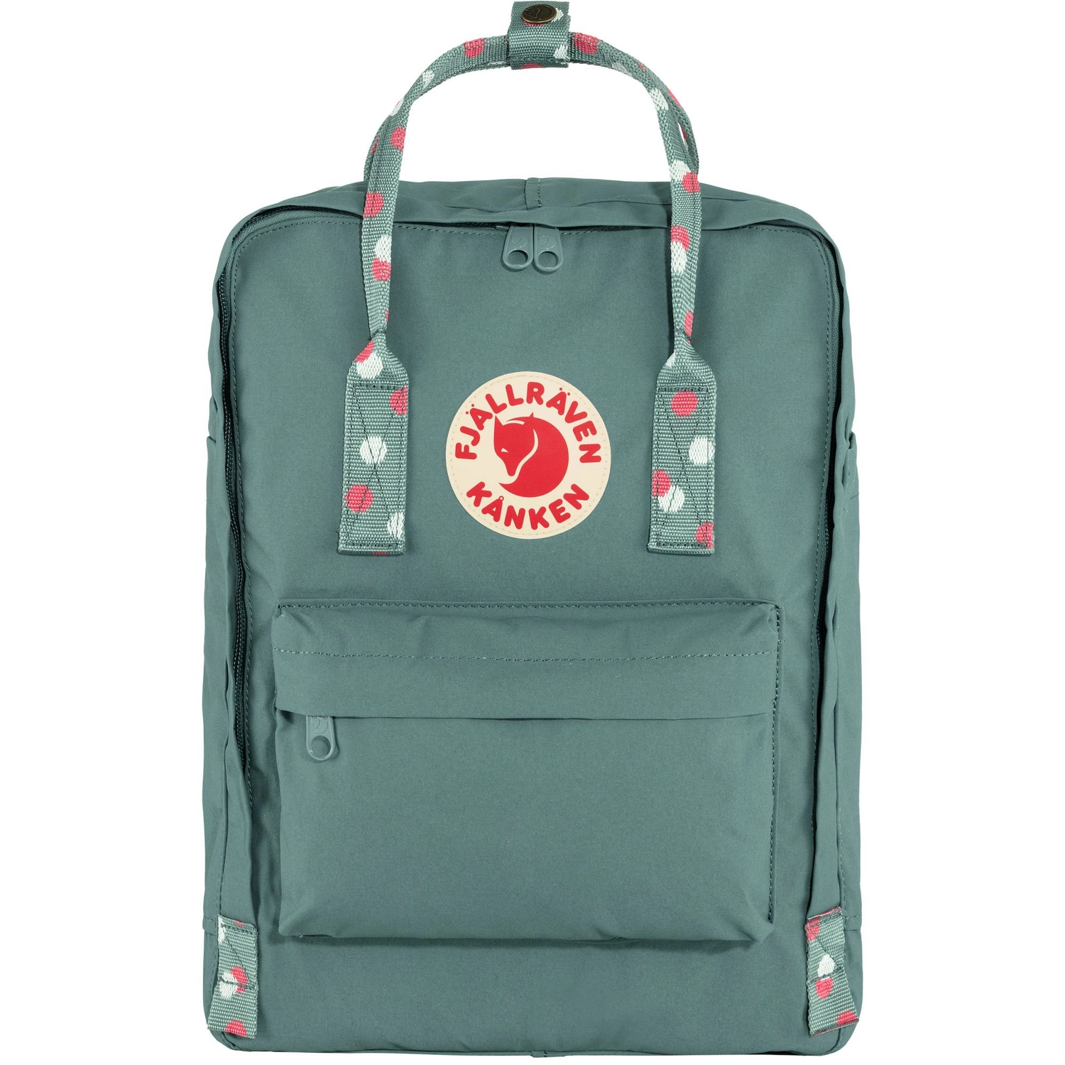 Fjallraven Rugzak Fjällräven Kånken Frost Green-Confetti Pattern 3 Fjallraven Rugzak Fjällräven Kånken Frost Green-Confetti Pattern