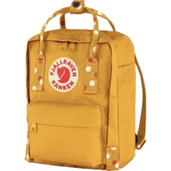 Fjallraven Rugzak Fjällräven Kånken Mini Ochre-Confetti Pattern -Fjallraven Kanken MIni 23561 160 916 F MAIN FJR