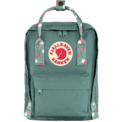 Fjallraven Rugzak Fjällräven Kånken Mini Frost Green-Confetti Pattern