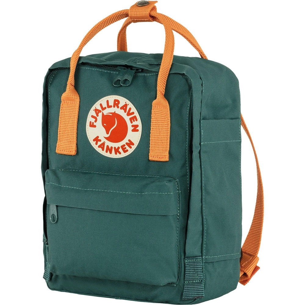 Fjallraven Rugzak Fjällräven Kånken Mini Arctic Green-Spicy Orange 5 Fjallraven Rugzak Fjällräven Kånken Mini Arctic Green-Spicy Orange - Afbeelding 3