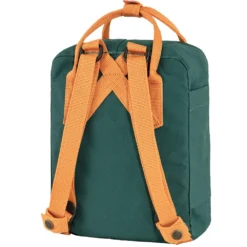 Fjallraven Rugzak Fjällräven Kånken Mini Arctic Green-Spicy Orange 15 Fjallraven Rugzak Fjällräven Kånken Mini Arctic Green-Spicy Orange -Fjallraven Kanken MIni 23561 667 206 G MAIN FJR