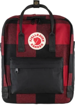 Fjallraven Rugzak Fjällräven Kånken Re-Wool Red Black