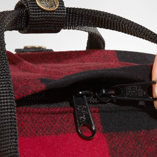 Fjallraven Rugzak Fjällräven Kånken Re-Wool Red Black 7 Fjallraven Rugzak Fjällräven Kånken Re-Wool Red Black - Afbeelding 5