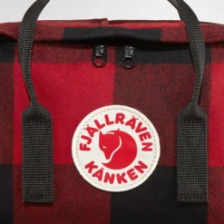 Fjallraven Rugzak Fjällräven Kånken Re-Wool Red Black 13 Fjallraven Rugzak Fjällräven Kånken Re-Wool Red Black -Fjallraven Kanken Rewool 23330 320 550 I DETAIL FJR