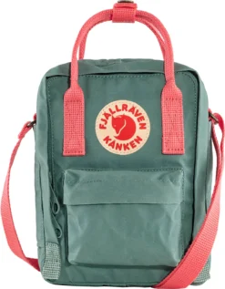 Fjallraven Schoudertas Fjällräven Kånken Sling Frost Green-Peach Pink