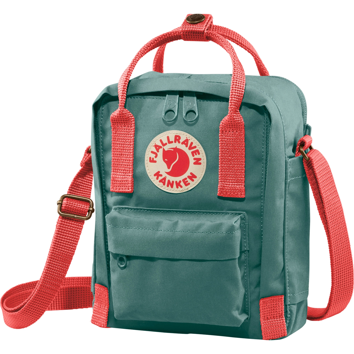 Fjallraven Schoudertas Fjällräven Kånken Sling Frost Green-Peach Pink 5 Fjallraven Schoudertas Fjällräven Kånken Sling Frost Green-Peach Pink - Afbeelding 3
